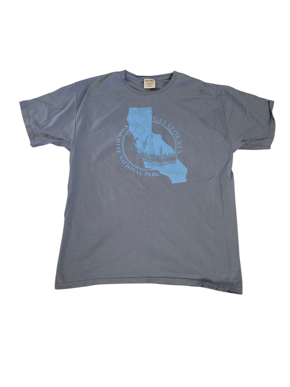 Men’s Slate Blue Graphic T-Shirt - California Design